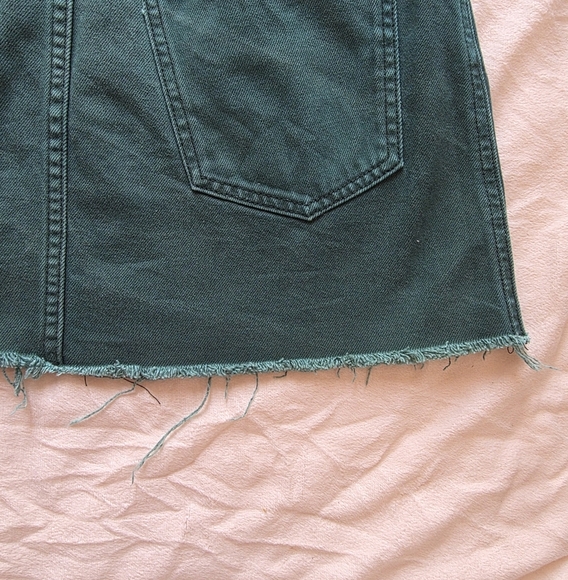 Free People We The Free Denim Zip It Up Mini Skirt - Picture 5 of 9